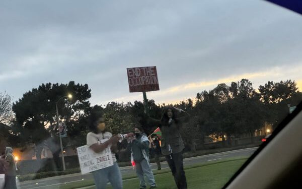 Pro-Palestine and Iran Protests on May 17th in Irvine, CA.