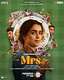 Mrs film poster The State digest mrs. 2025 ZEE5 original film