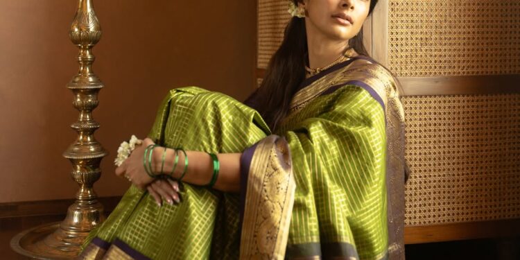 70-YEAR-old-kanjivaram-saree 9 The State digest Pooja Hegde shared From The Vintage closet, a 70-year-old stunning saree