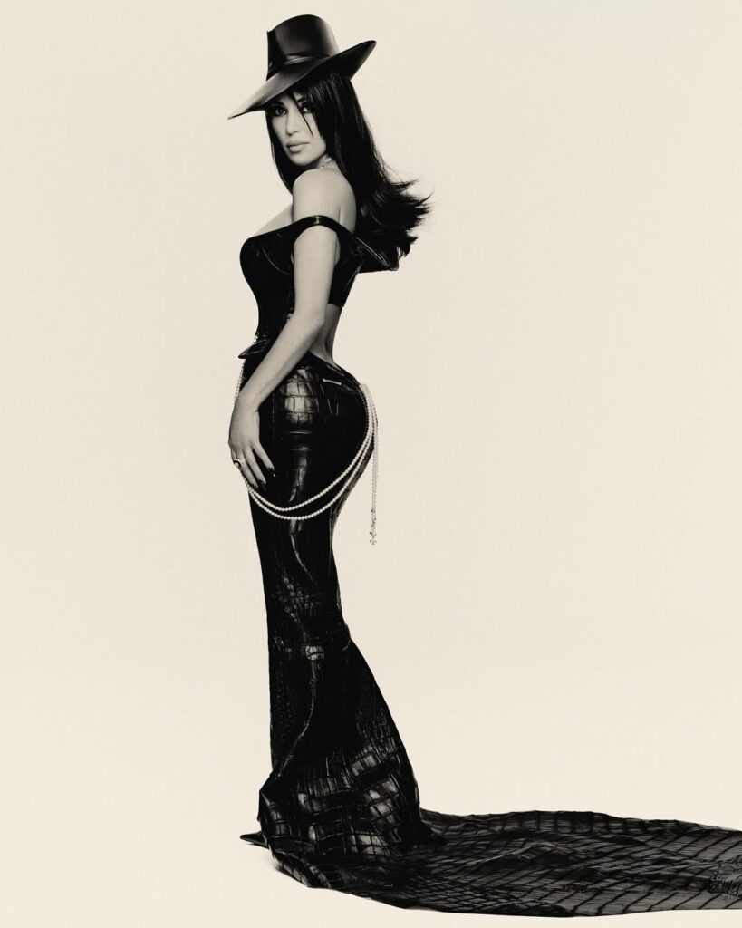 kim-kardashian-at-met-gala-2025 State Digest Kim Kardashian stuns at Met Gala 2025 in a custom Chrome Hearts leather look, sharing behind-the-scenes glam with daughter North West on Instagram.