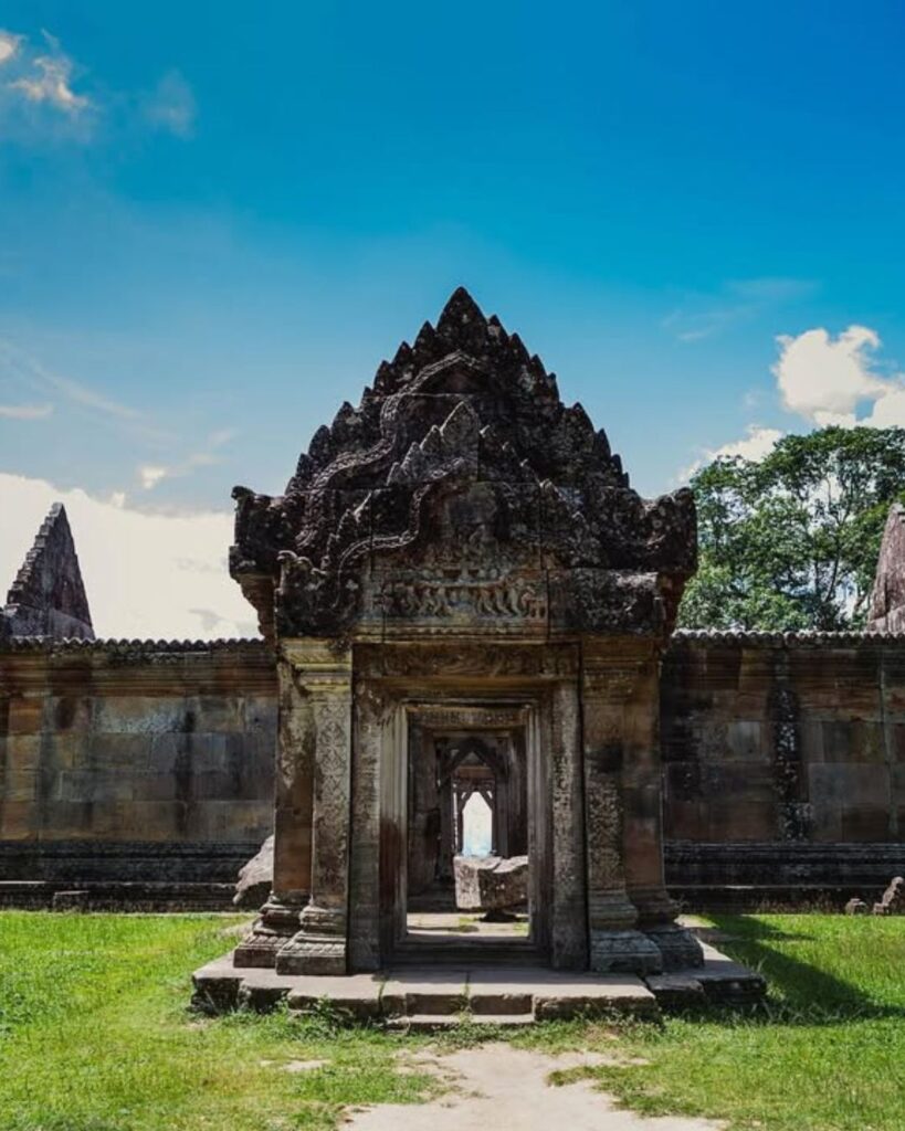new-twist-geopolitics-thailand-cambodia-war-just-begun-temple The State digest This border dispute involves a very ancient temple named the Preah Vihar temple. It's a Hindu temple where they worship Lord Shiva. The Khmer Empire built it during the 11th century. The temple is situated on a cliff around the borders, which has now become a military sensitive point for some reason. However, there are contrary views of people on this topic around the world. Thus, some believe the temple is designated for the family line of the Khmer Empire. The Empire used to rule modern-day Cambodia and parts of Thailand, Laos, and Vietnam. Now it makes it very complicated to decide who it belongs to geographically.