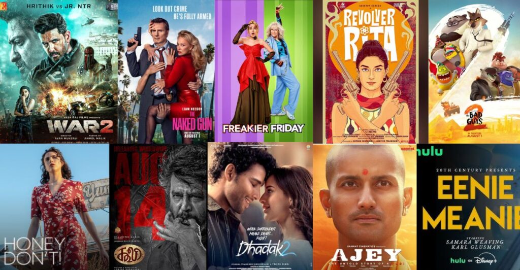 upcoming-movies-august-2025-big-releases-youll-what-watch-war-2-naked-gun The State digest Explore the top Upcoming movies August 2025 brings, from Bollywood movies like War 2 and Coolie to Hollywood sequels and animated hits.