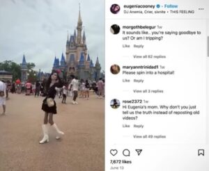 eugeniacooneypic3edited The State digest Eugenia Cooney in Disneyworld