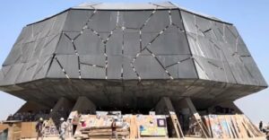 The Temple at Burning Man 2025 Festival